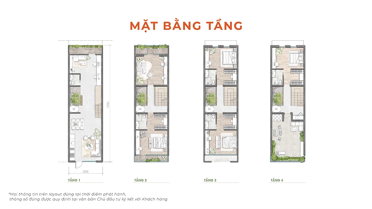 Mặt bằng nhà công viên Coastal Quảng Ngãi
