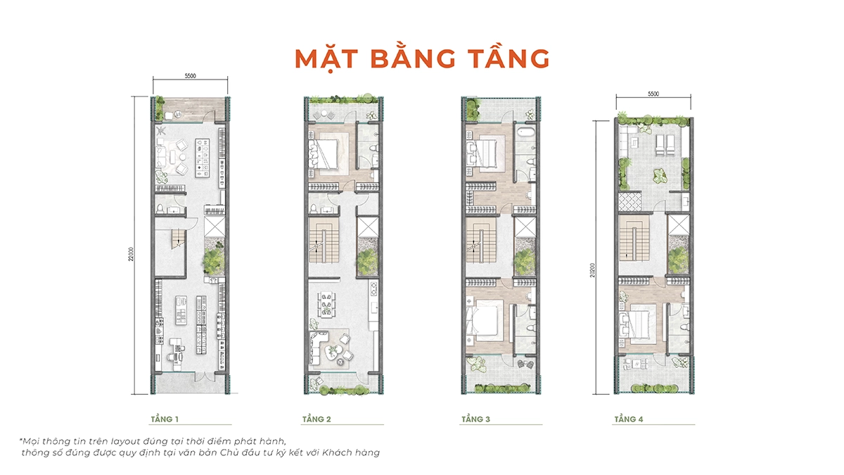 Mặt bằng tầng Nhà quảng trường Coastal Quảng Ngãi