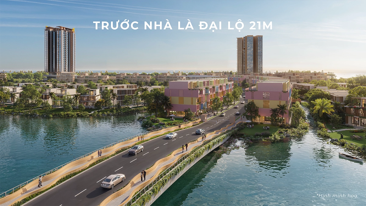 Phối cảnh Nhà Đại Lộ Coastal Quảng Ngãi