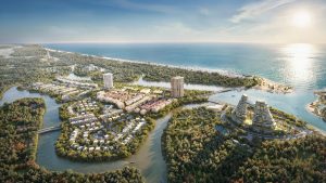 Phối cảnh tổng thể Coastal Quảng Ngãi – khu đô thị ven biển quy mô lớn tại miền Trung.