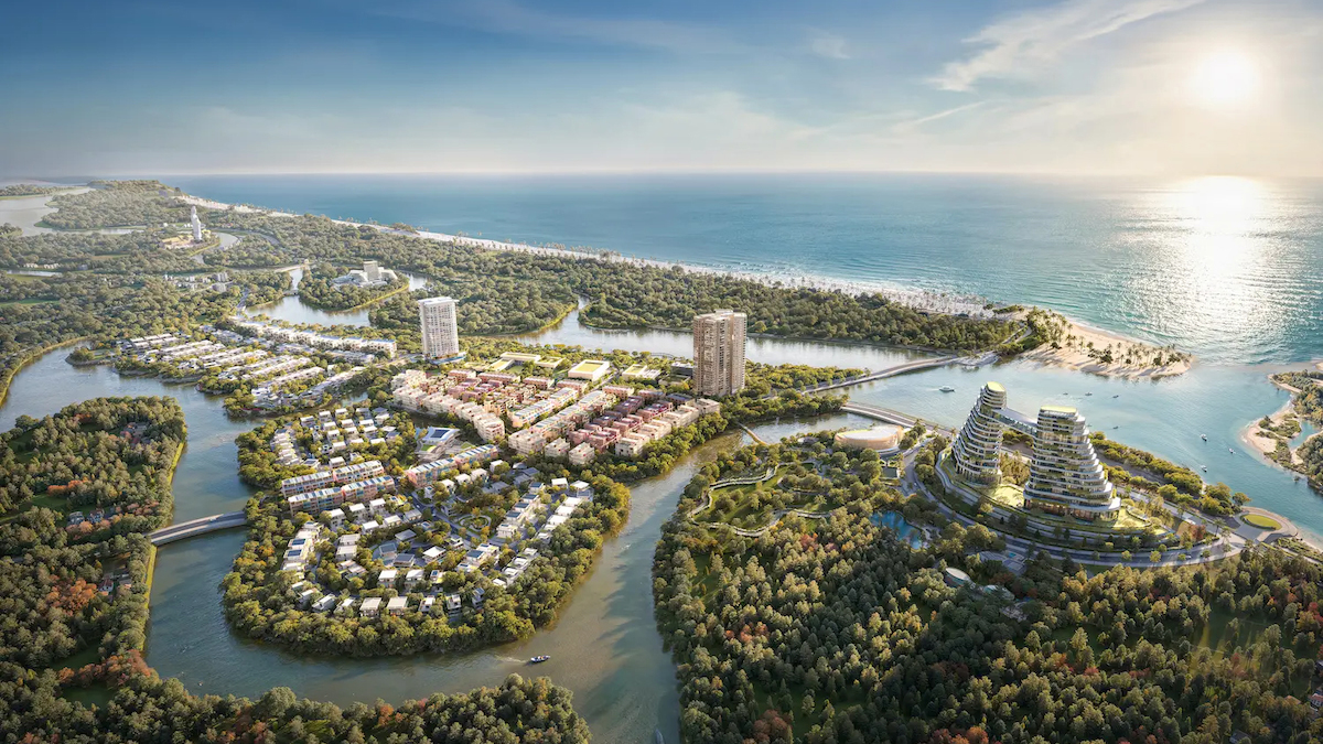 Phối cảnh tổng thể Coastal Quảng Ngãi – khu đô thị ven biển quy mô lớn tại miền Trung.
